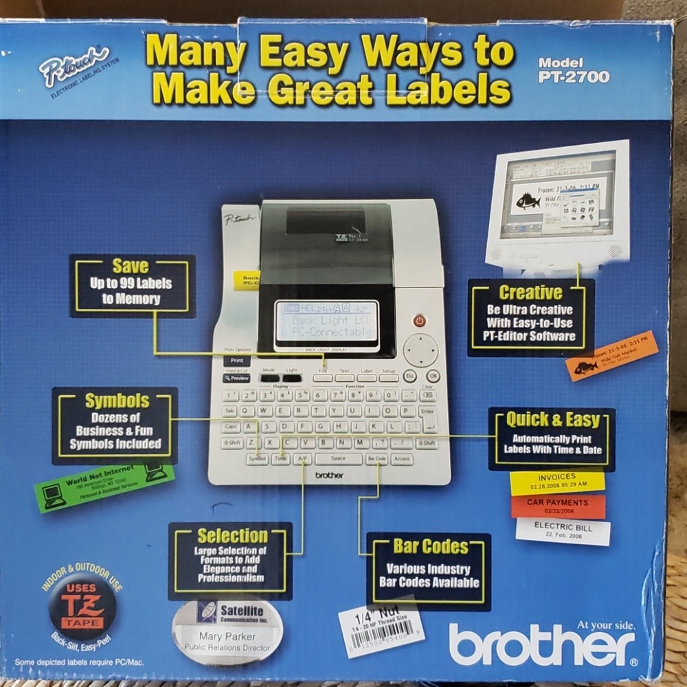 Brother Electronic Labeling System - Picture 6 of 9